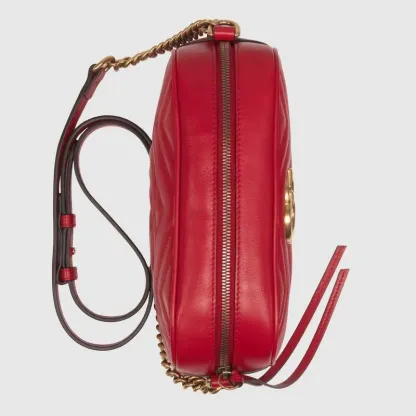 GUCCI(グッチ)〔GGマーモント〕キルティング スモール ショルダーバッグ
