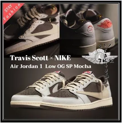★NIKE★送関込★激レア確定！世界が欲しがるプレミアムな逸足♪ TRAVIS SCOTT X AIR JORDAN 1 LOW OG