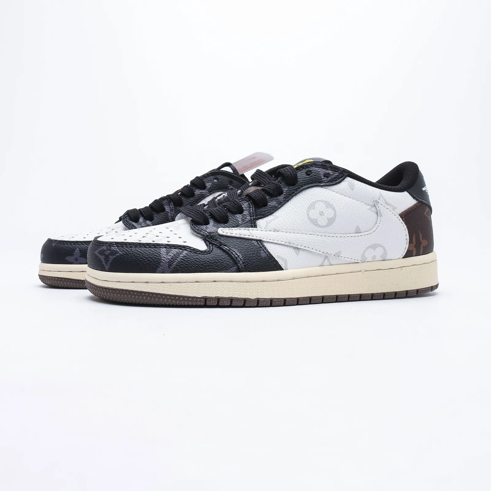 【日本未入荷】louis vuitton x travis scott x nike air jordan 1 low og sp damier azur lv monogram 【正規品】 代金引換