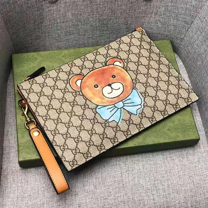 GUCCI(グッチ) × KAI テディベア クラッチバッグ
