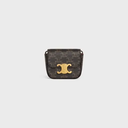 ◆すぐ届く◆【CELINE】ミニ トリオンフ　ショルダーバッグ