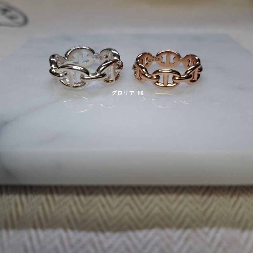 ★入手困難★【HERMES】 Chaine d‘Andre Enchainee リング PM