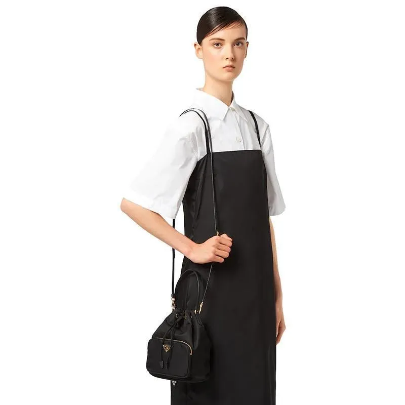 PRADA(プラダ) プラダ デュエット ナイロンショルダーバッグ ブラック