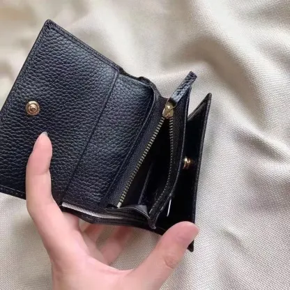 GUCCI(グッチ)〔プチ マーモント〕レザー 三つ折りウォレット