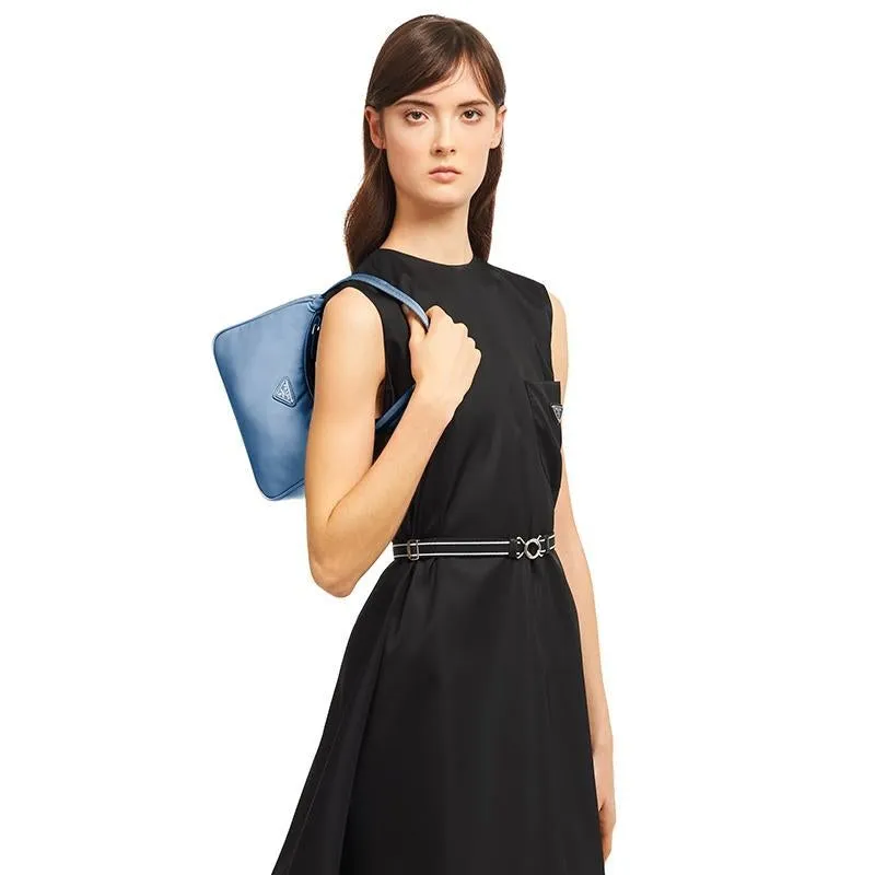 PRADA(プラダ) Re-Edition 2000 ナイロン ミニバッグ ブルー