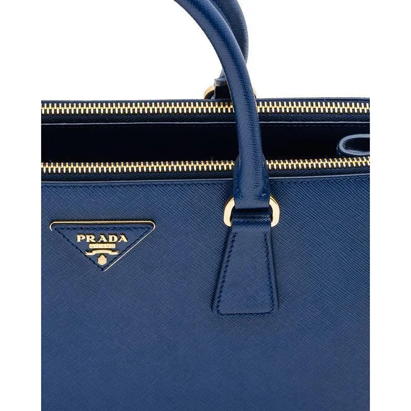 PRADA(プラダ) ガレリア ミディアム バッグ ブルー