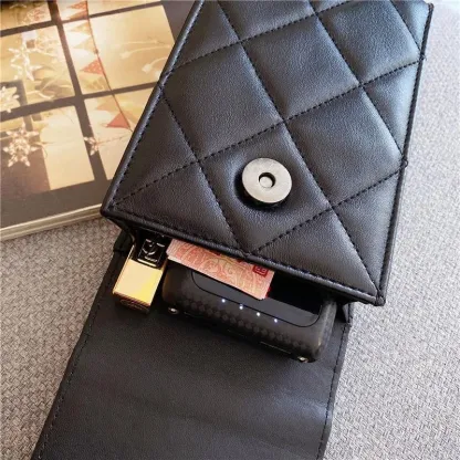 CHANEL(シャネル) クラシック チェーン ダイヤモンドテクスチャーユニバーサル バッグ 4色