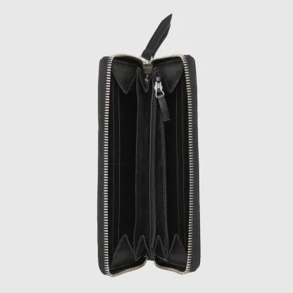 GUCCI(グッチ) キングスネーク プリント GGスプリーム ジップアラウンドウォレット