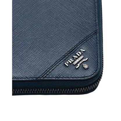 PRADA(プラダ) サフィアーノレザー 財布 ネイビー