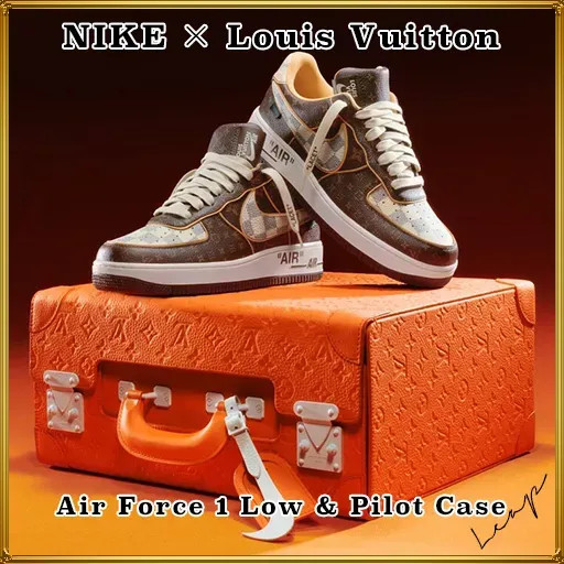 【LOUIS VUITTON X NIKE】コラボ AIR FORCE 1 LOW &amp; PILOT CASE