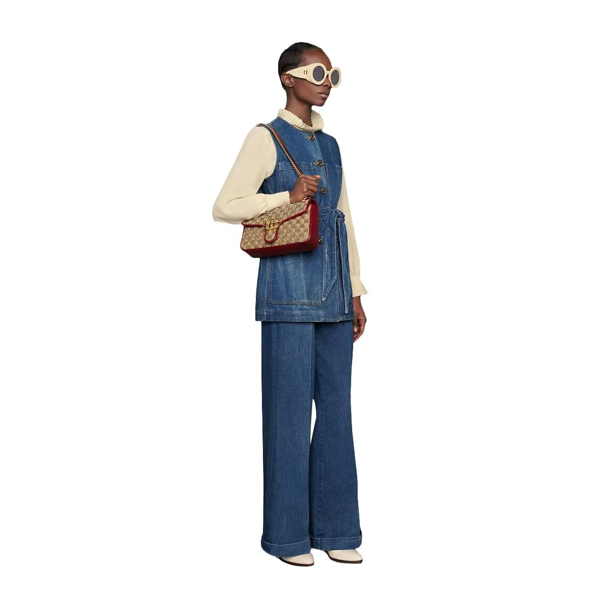GUCCI(グッチ)〔GGマーモント〕スモール ショルダーバッグ