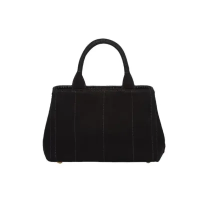 PRADA(プラダ) カナパ ファブリック ハンドバッグ ブラック
