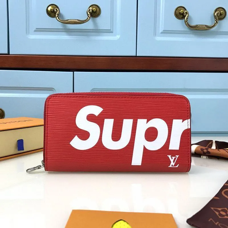 Supreme x Louis Vuitton Epi レザー財布  2色