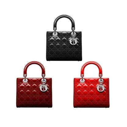 Dior(ディオール) カーフスキン Lady Dior バッグ 3色