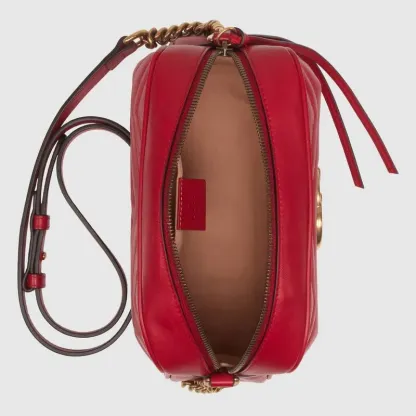 GUCCI(グッチ)〔GGマーモント〕キルティング スモール ショルダーバッグ