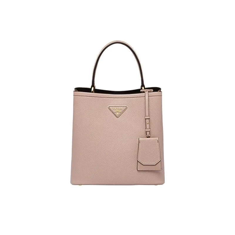 PRADA(プラダ) パニエ サフィアーノレザーバッグ ライトピンク