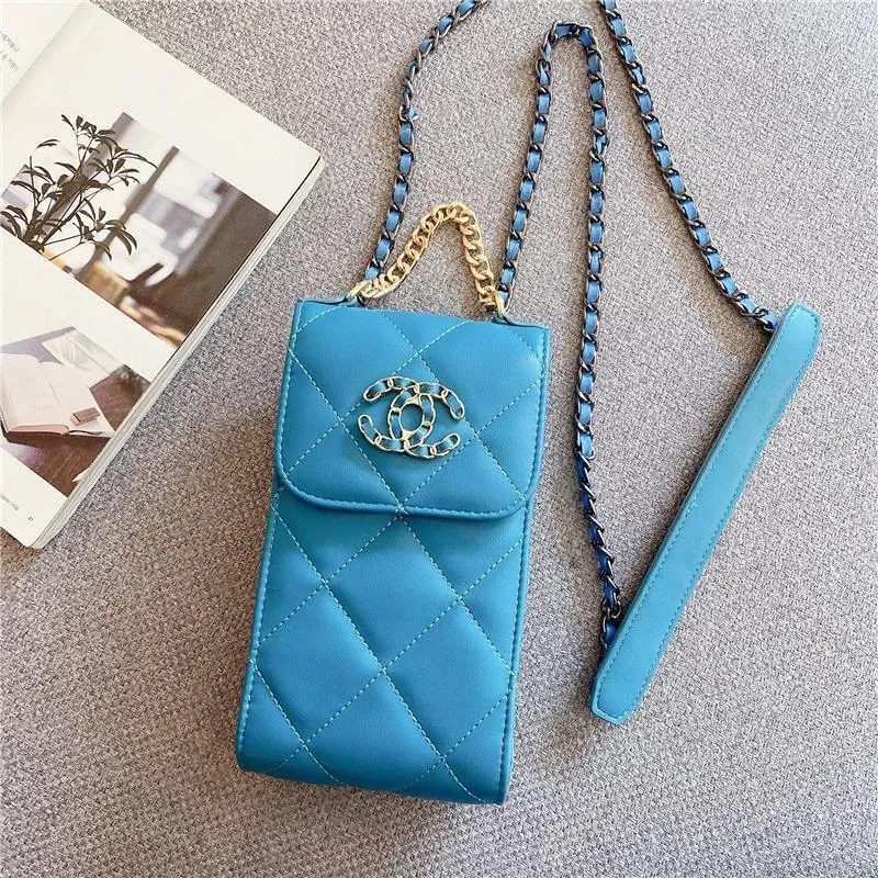CHANEL(シャネル) クラシック チェーン ダイヤモンドテクスチャーユニバーサル バッグ 4色