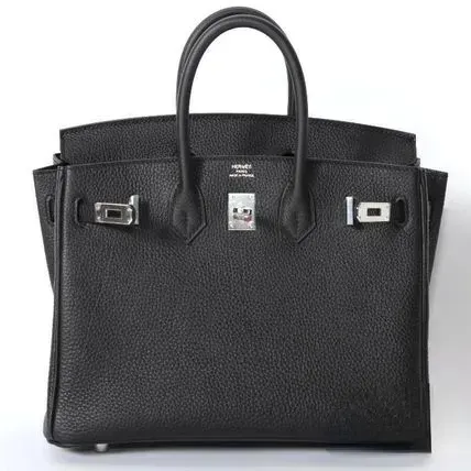 HERMES エルメス バーキン 25cm トゴ ブラック シルバー金具