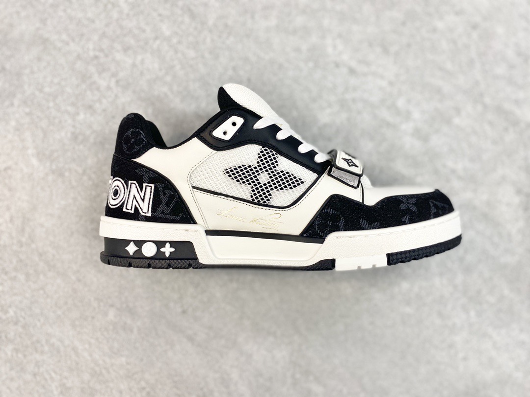 大人気 ！待望の新作が遂に登場！louis vuitton trainer lvトレイナーライン スニーカー