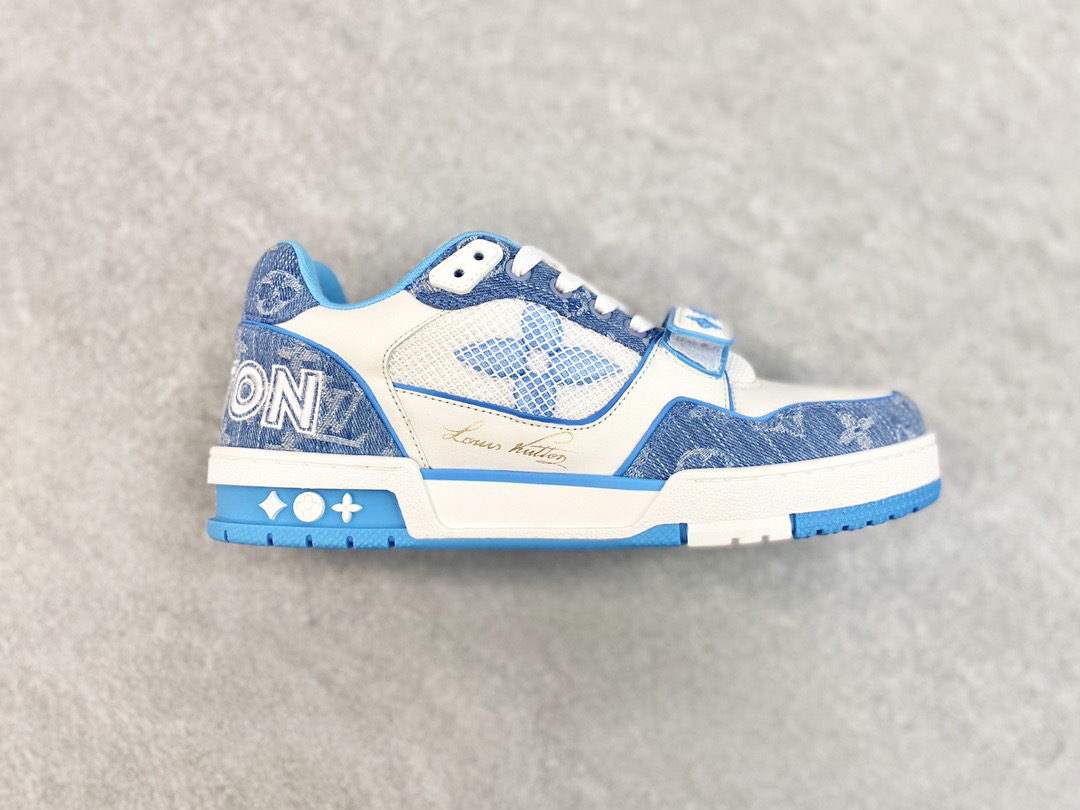 大人気 ！待望の新作が遂に登場！louis vuitton trainer lvトレイナーライン スニーカー