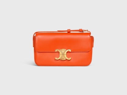 新作 CELINE トリオンフ ショルダーバッグ カーフスキン