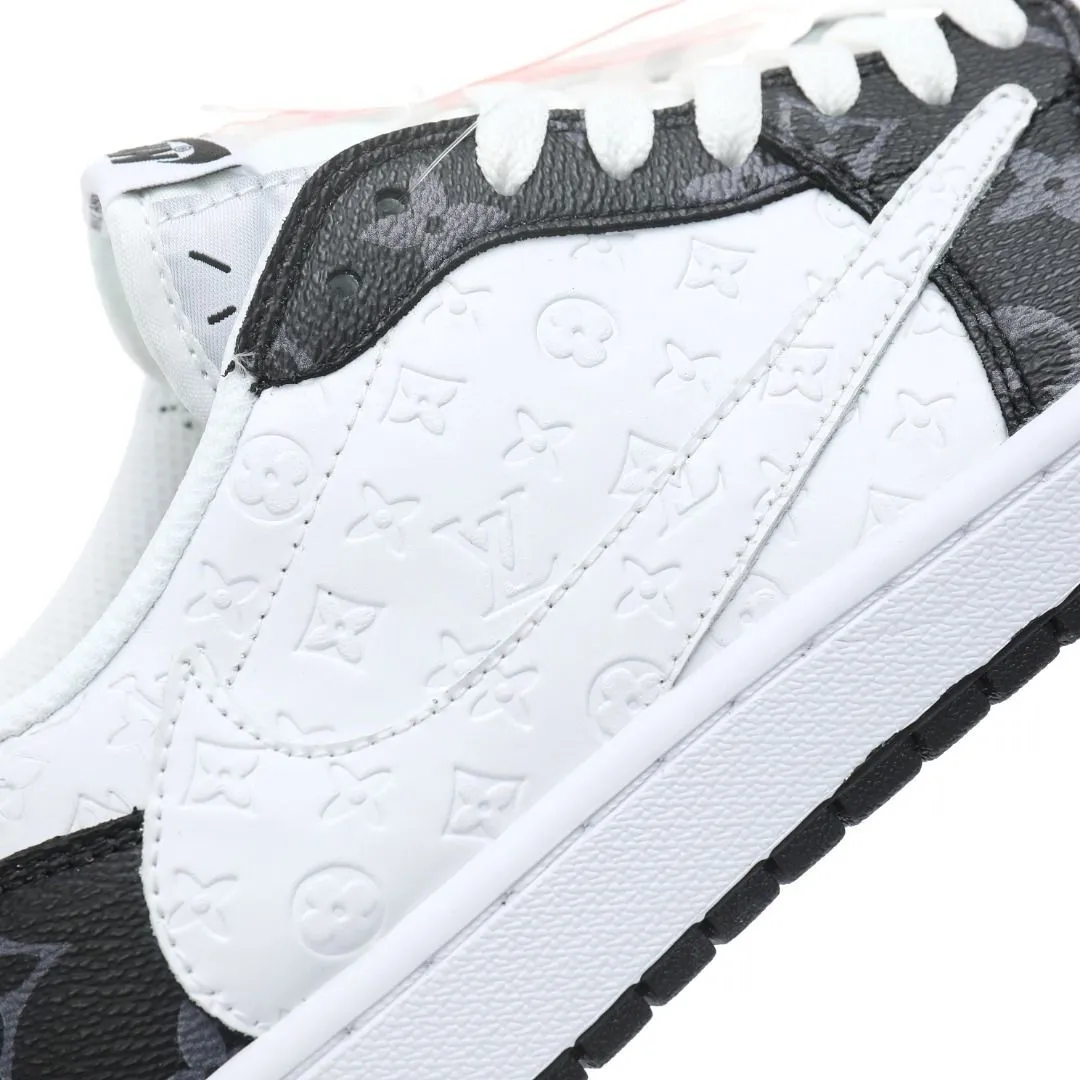 【日本未入荷】louis vuitton x travis scott x nike air jordan 1 low og sp damier azur lv monogram 【正規品】 代金引換  1