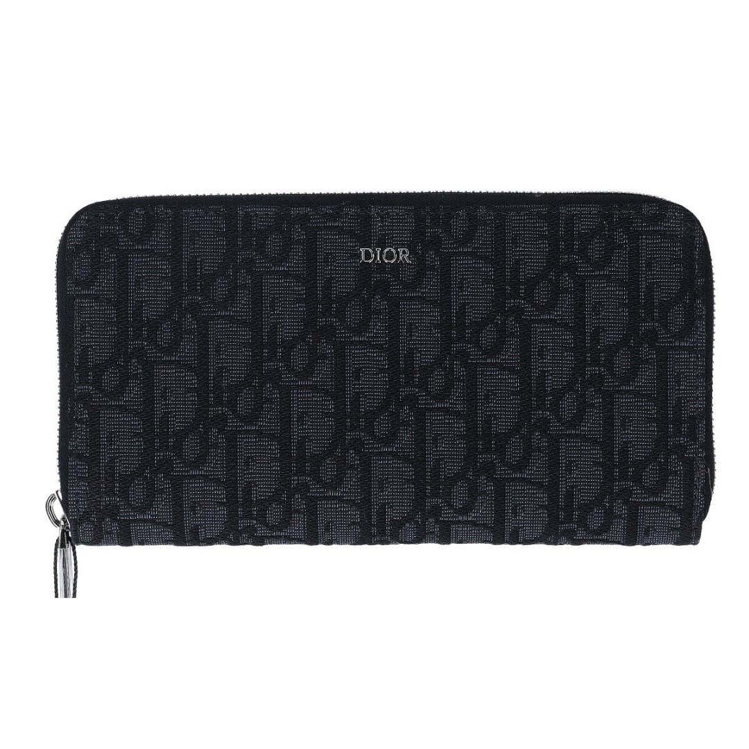 DIOR*オブリークジャガード ロングウォレット*モノグラム財布
