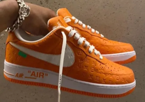 【新商品発売】【今年の新商品】the louis vuitton x nike air force 1【代金引換】七色
