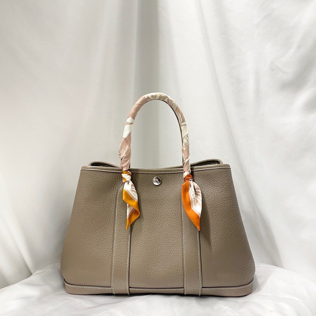 【シンプル】HERMESハンドバッグ ガーデンパーティ30