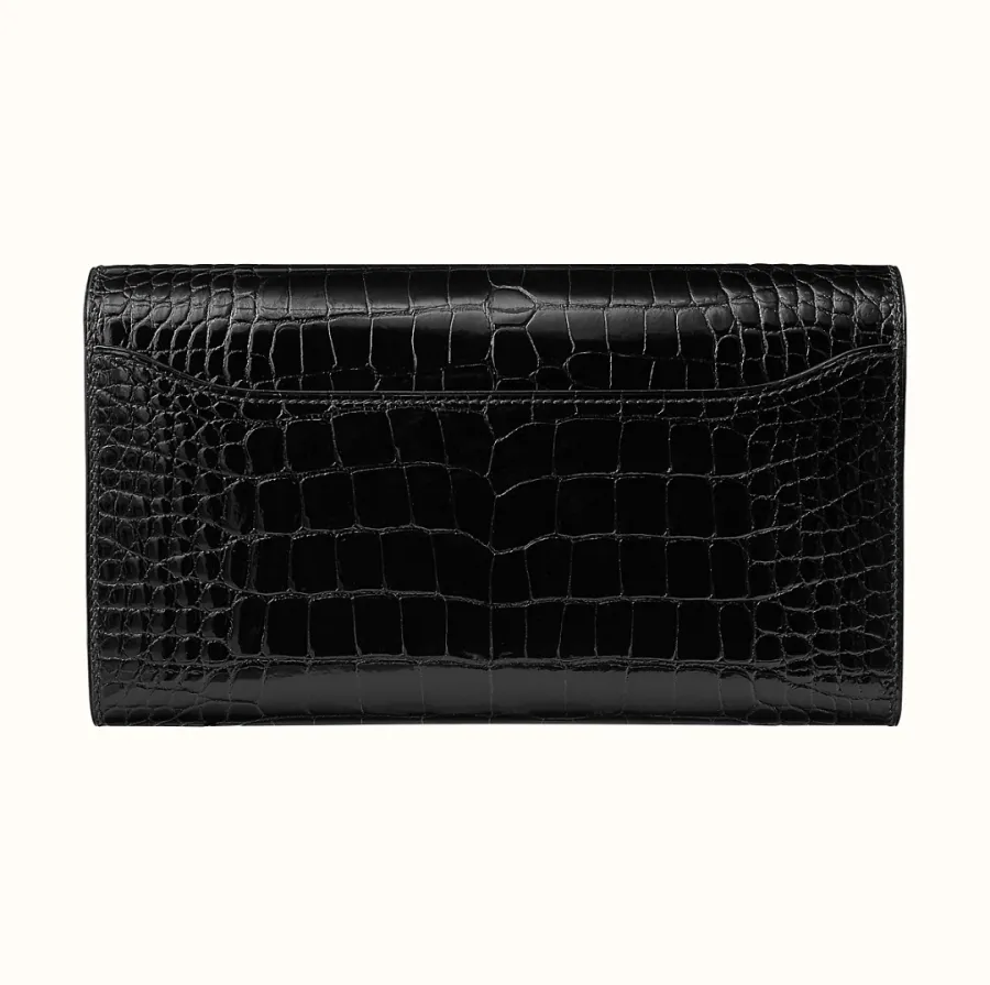 【HERMES】Constance long wallet アリゲーター ノワー