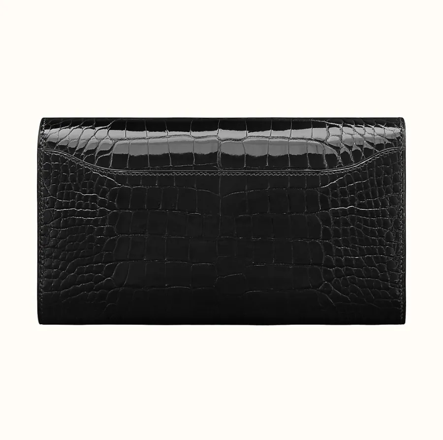 【HERMES】Constance long wallet アリゲーター ノワー