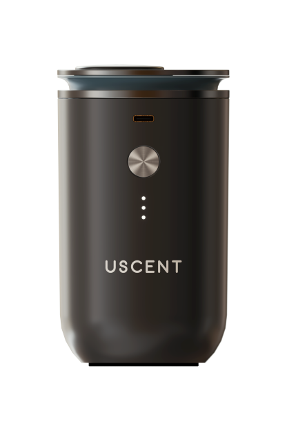 USCENT-Waterless diffuser Silver Cloud Grey-