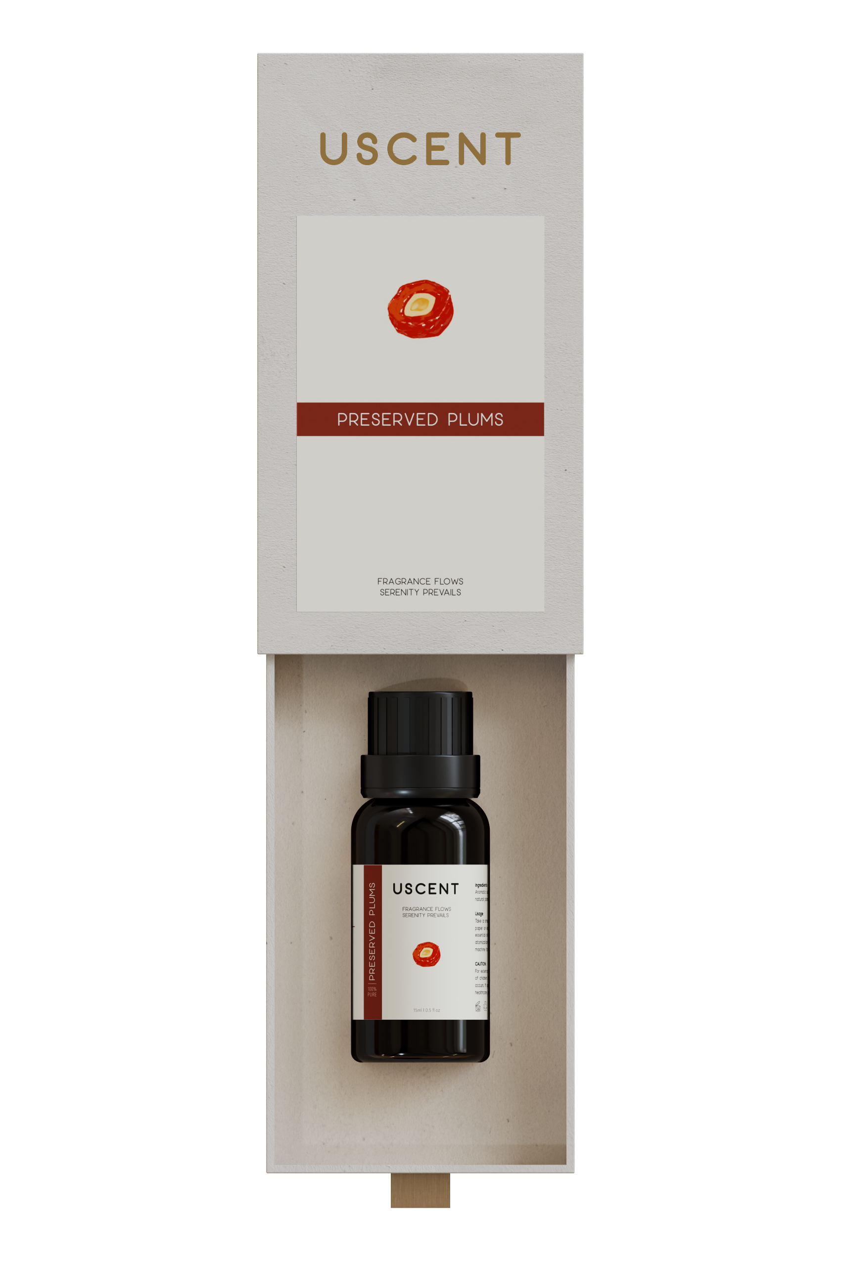 USCENT-Organic Essential Oil-Preserved Plums-