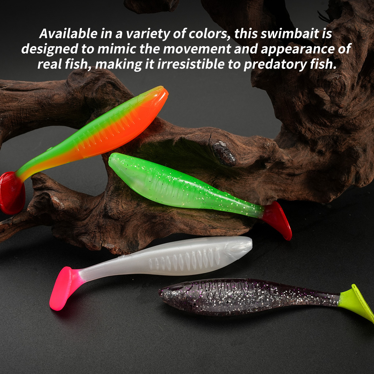 Paddle Tail Soft Bait 8cm 5g 7pcs/pack