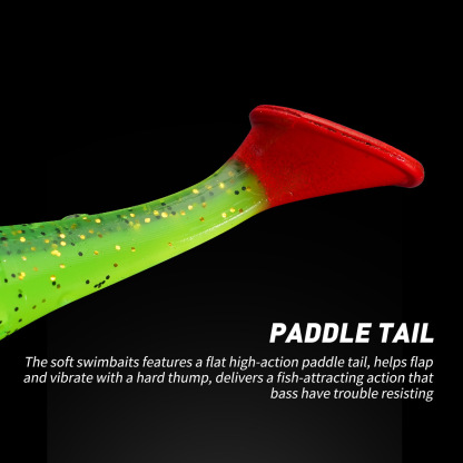 Paddle Tail Soft Bait 8cm 5g 7pcs/pack