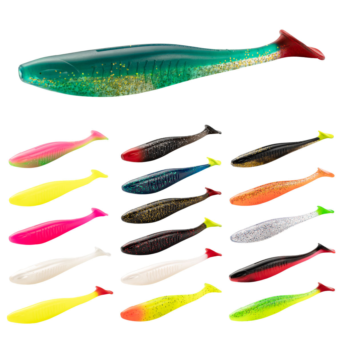 Paddle Tail Soft Bait 10-14cm 9.5g-19g 4-5pcs/pack