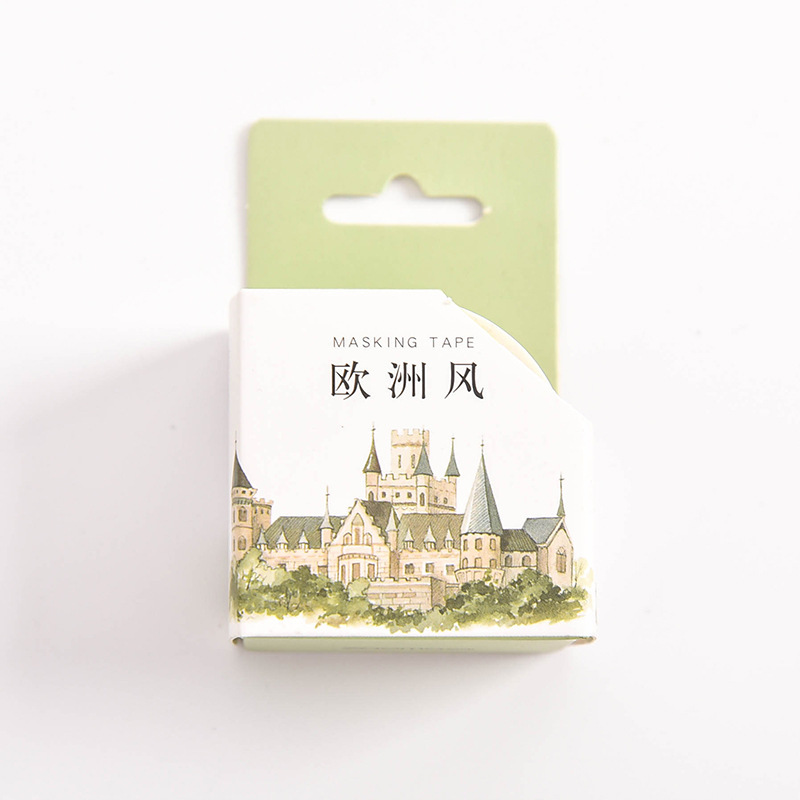 And paper tape boxed five national style series creative hand account tape combination diy decoration 5