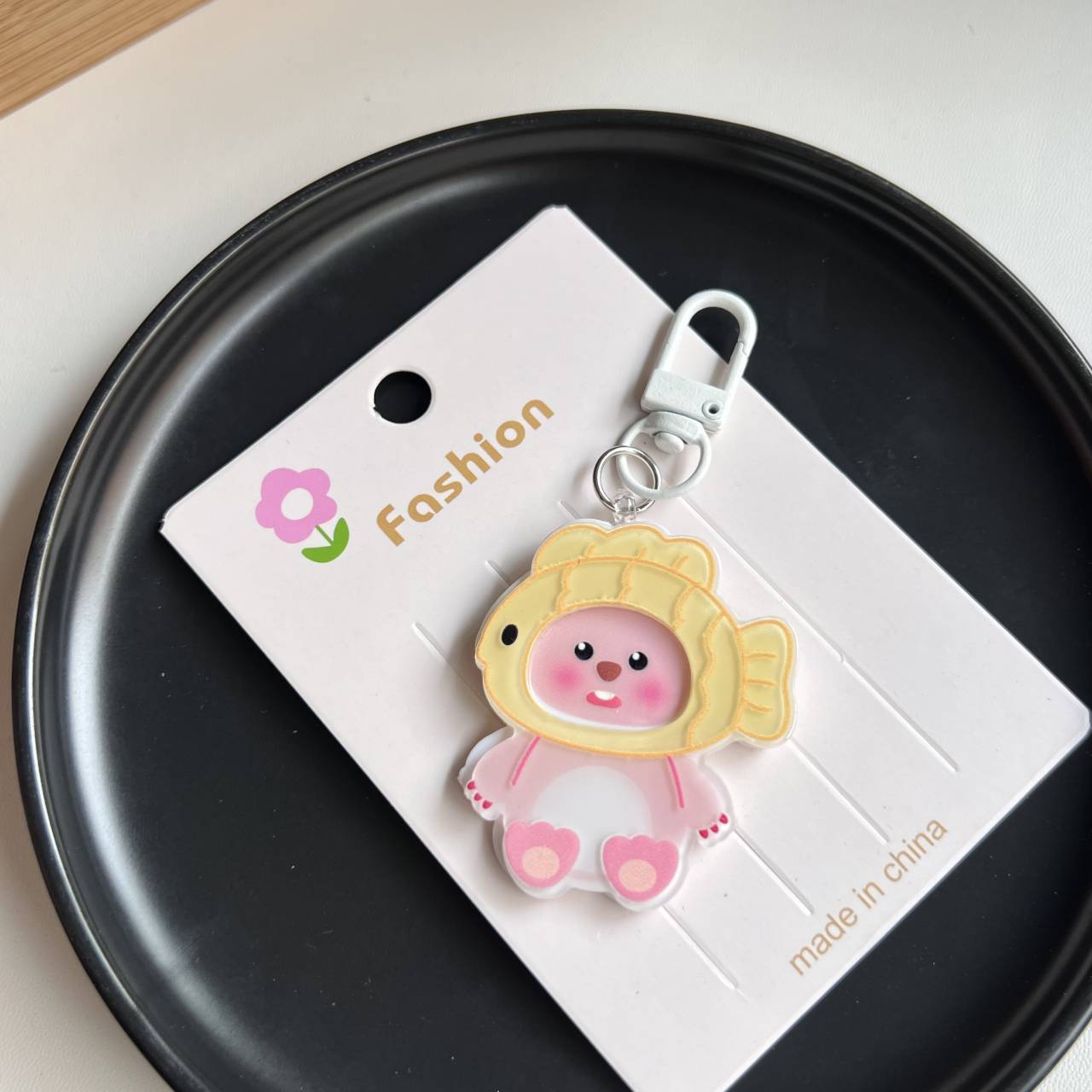 Beaver Animal Keychain Backpack Pendant Sweet Computer USB Flash Drive Cute Cartoon Accessories Acrylic Material Non-Patented