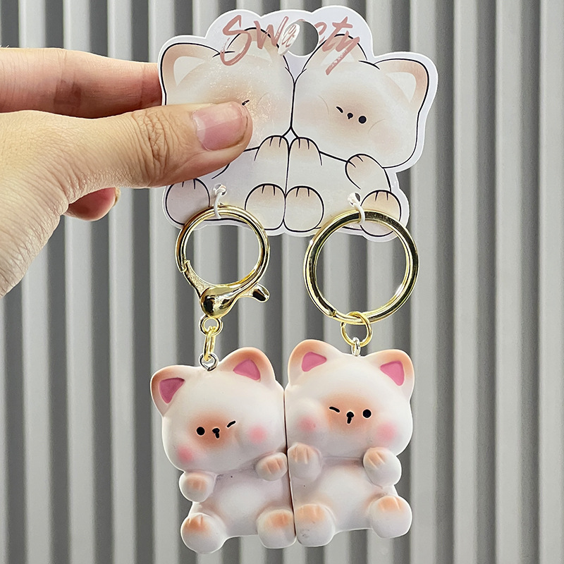 Super Constant Original Animal Series Couple Buckle Keychain Doll Key Holder Organizer Women's Southern Potato Doll Pendant