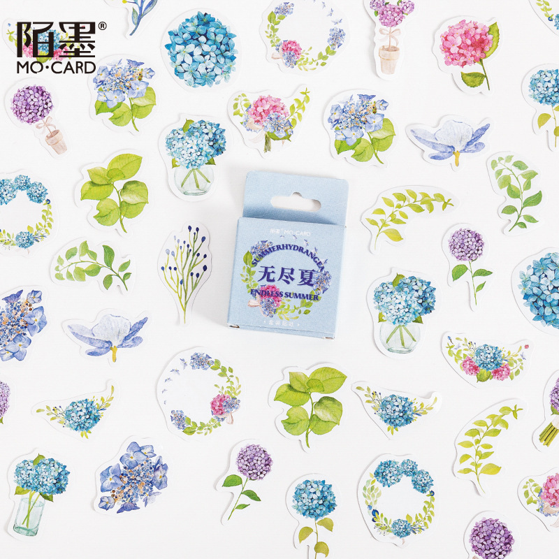 Mo Mo Boxed Stickers Everything Chronicle Series Creative Cute Animal Handbook Diary DIY Material Decorative Stickers