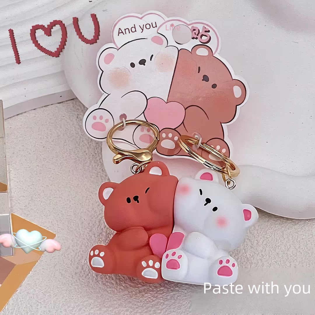 Super Constant Original Animal Series Couple Buckle Keychain Doll Key Holder Organizer Women's Southern Potato Doll Pendant