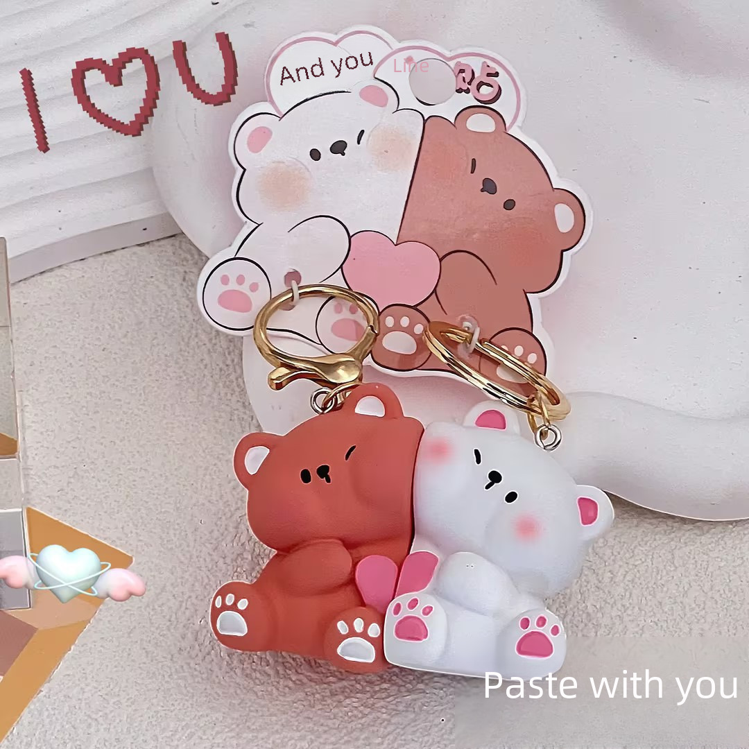 Super Constant Original Animal Series Couple Buckle Keychain Doll Key Holder Organizer Women's Southern Potato Doll Pendant