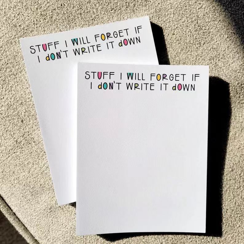 To Do List Notepad  Funny Stationery Notepad Sticky Notes