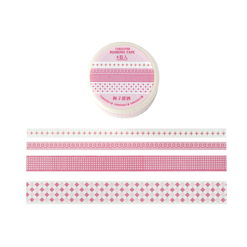 Letter Lovers and Paper Salt Base Tape suit Daydreamer Series Hand Account Collage Decorative Tape