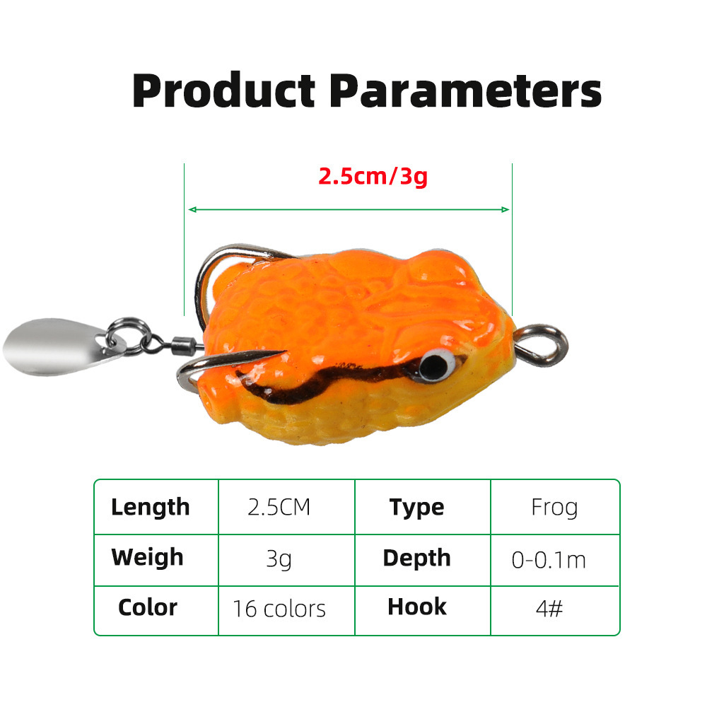 Floating Frog 2.5cm 3g