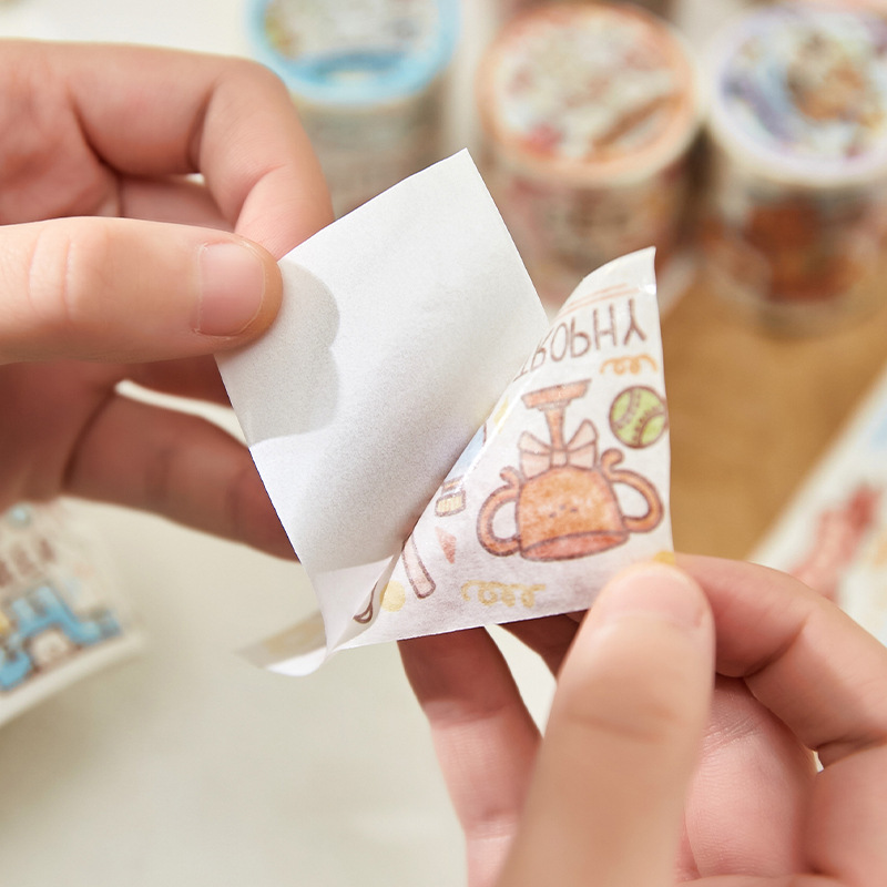 Early foam and paper tape soft cute Diary series Journal album Diary DIY decorative stickers 8