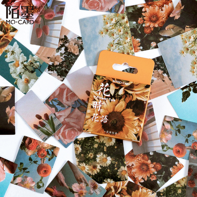 Mo Mo Boxed Stickers Everything Chronicle Series Creative Cute Animal Handbook Diary DIY Material Decorative Stickers