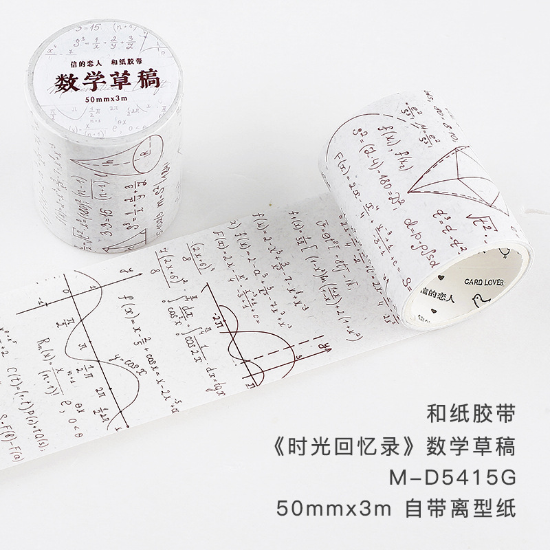 Letter Lovers Time Memoirs Series and Paper Tape Retro English Handbook Decoration diy Material Collage