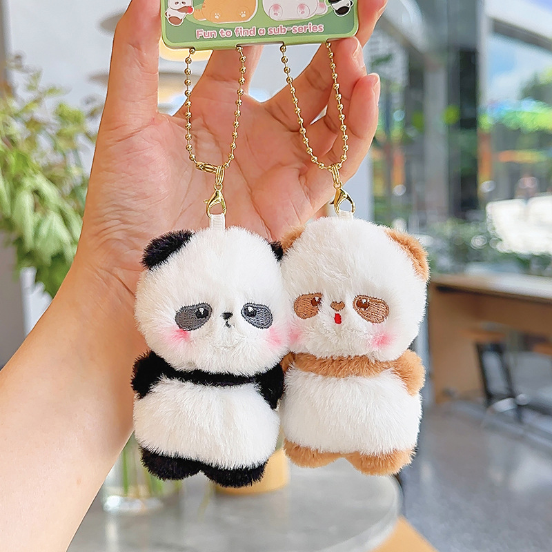Jinnew Original Little Otter Magnetic Pair Plush Keychain Pendant Girlfriend Cute Small Pendant