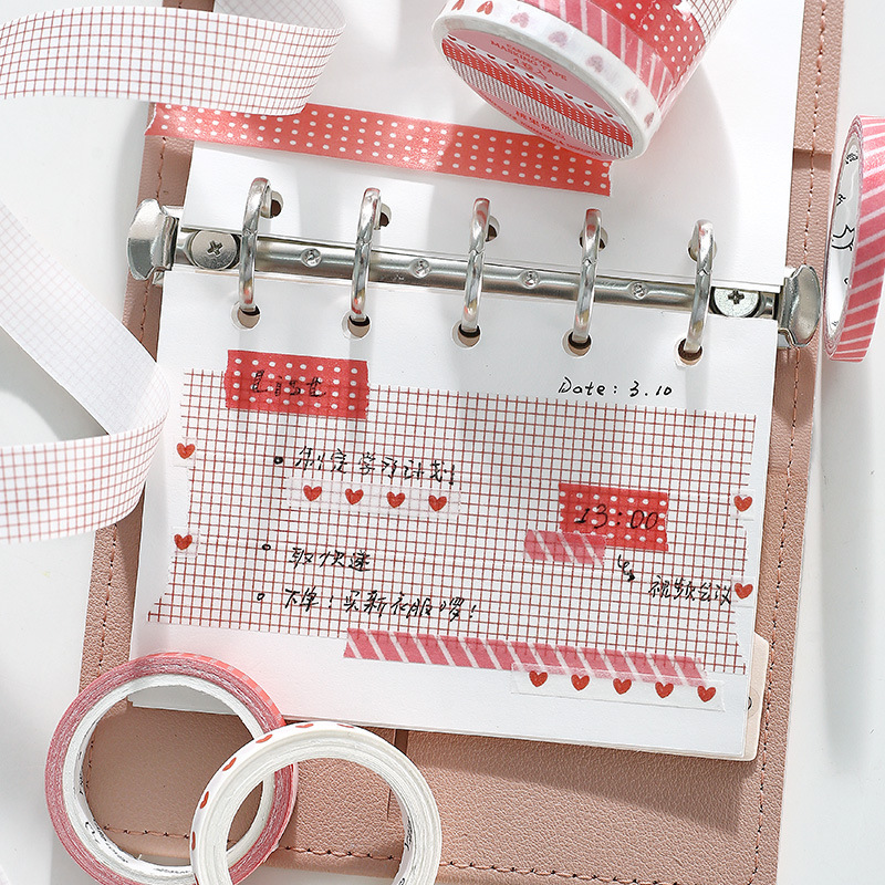 Letter Lovers and Paper Salt Base Tape suit Daydreamer Series Hand Account Collage Decorative Tape